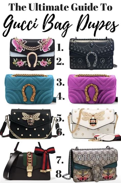 dupe gucci bags|duplicate gucci bags.